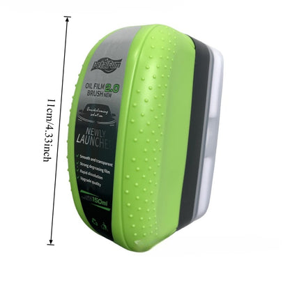 Portable Car Windshield Anti-Fog Brush | New Coating Sponge, Improves Visibility, Universal for Windshields, Rearview Mirrors, Car Windows, Bathroom Doors, Glasses, Goggles, Helmets