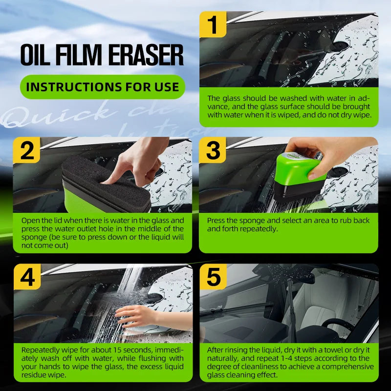 Clear View Oil Film Brush