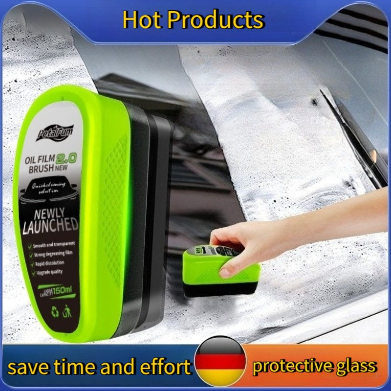 Portable Car Windshield Anti-Fog Brush | New Coating Sponge, Improves Visibility, Universal for Windshields, Rearview Mirrors, Car Windows, Bathroom Doors, Glasses, Goggles, Helmets